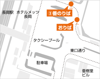 長岡駅東口