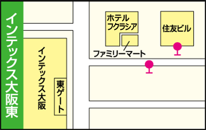 のりば案内インテックス大阪東