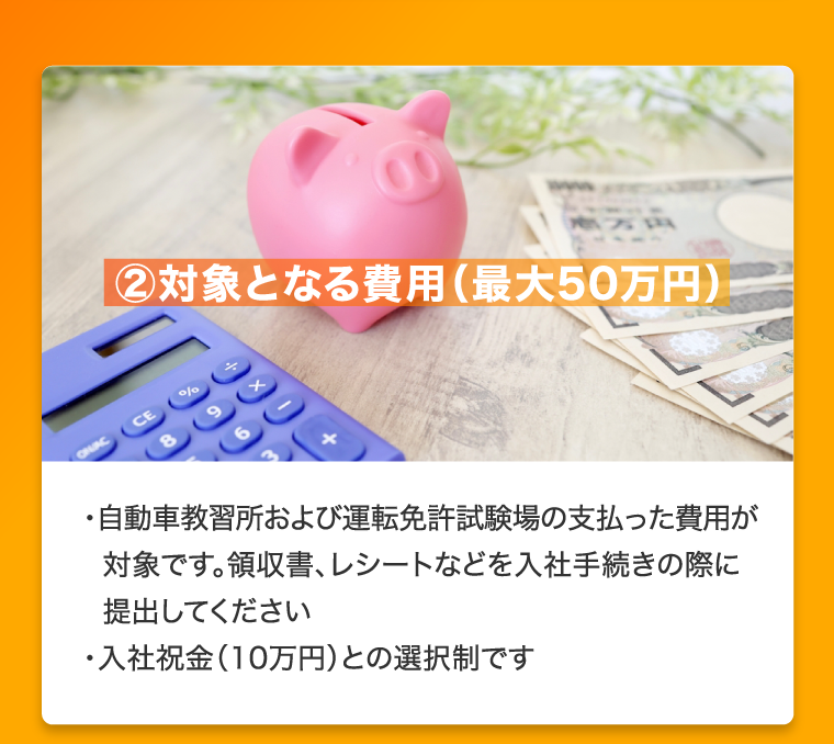 ②対象となる費用（最大50万円）